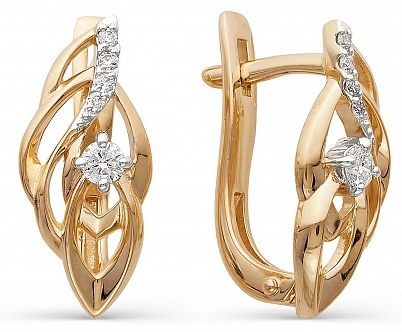 Серьги из золота 21311-100