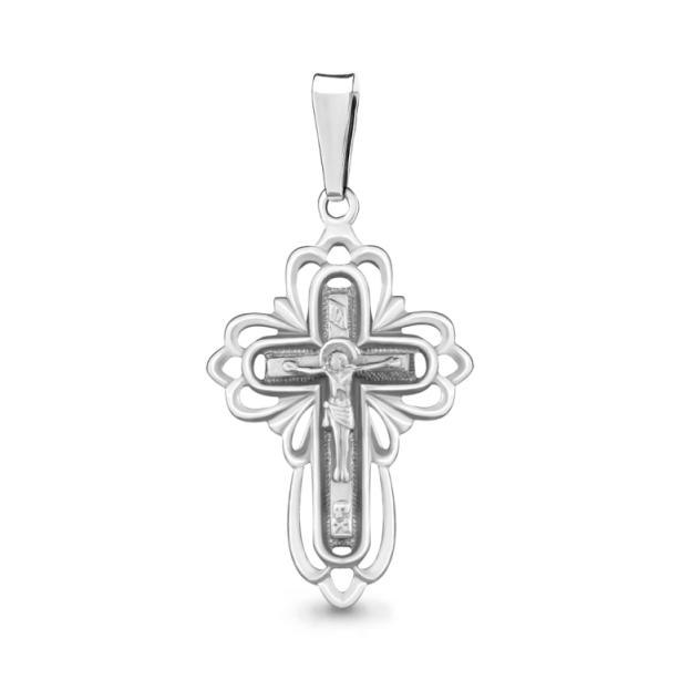 Крест из серебра 12014