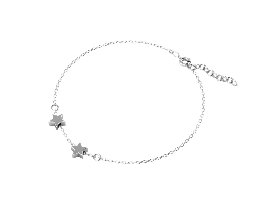 Браслет из родированого серебра 925 пробы 0720433-00245