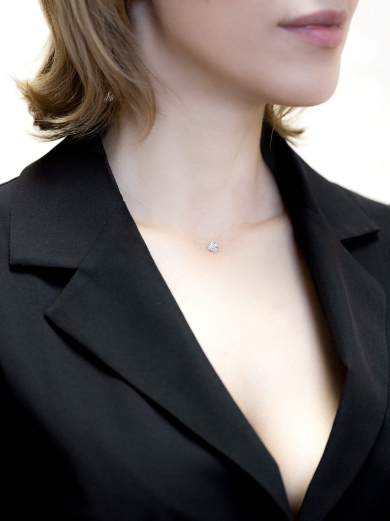 Колье из красного золота 585 пробы 1.03.01.00