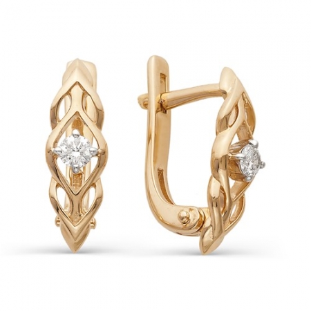 Серьги из золота 21318-100