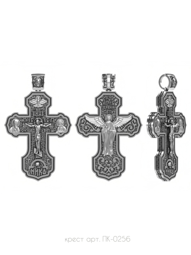Крест из серебра ПК-025б