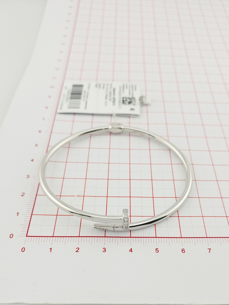 Браслет из родированого серебра 925 пробы с070413