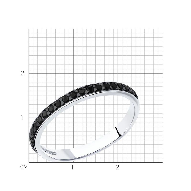 Кольцо из серебра 94012454