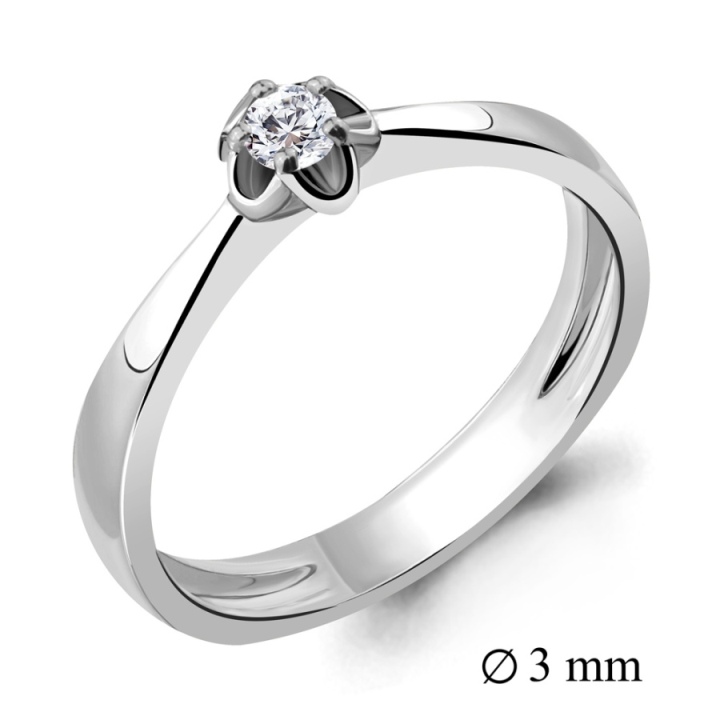 Кольцо из серебра 63257