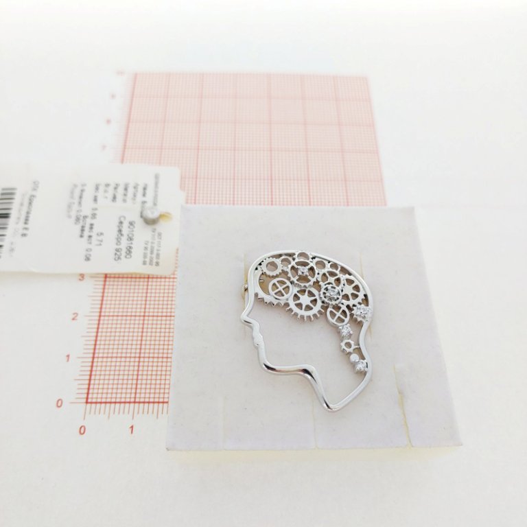 Брошь из серебра 901081660