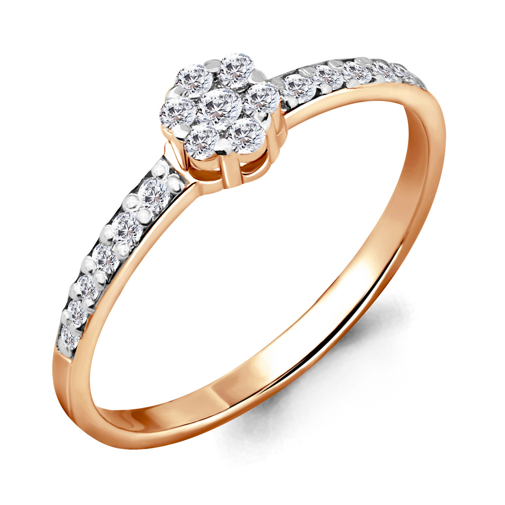 Кольцо из красного золота 585 пробы 632701