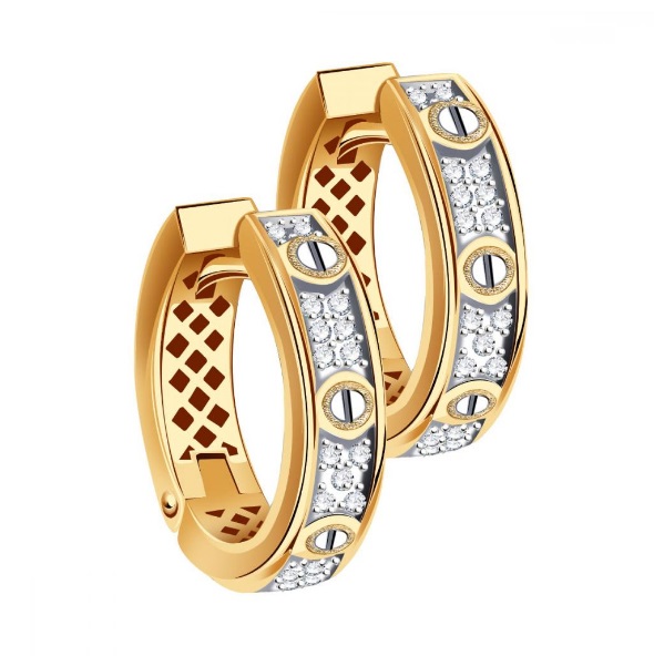 Серьги из золота 120387