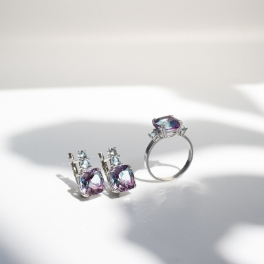 Серьги из серебра 2100883-30355