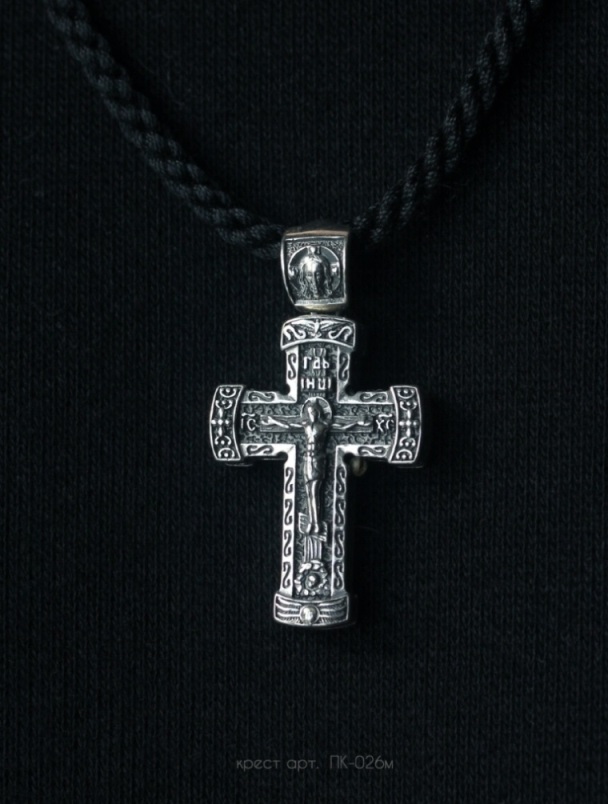 Крест из серебра ПК-026м