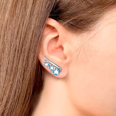 Серьги из серебра 4770405А