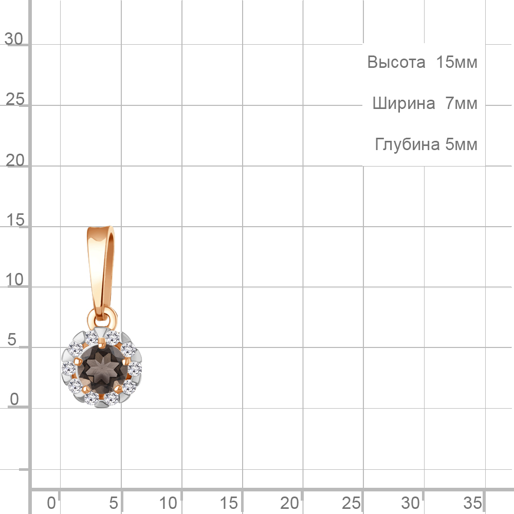 Подвеска из золота 2503101А