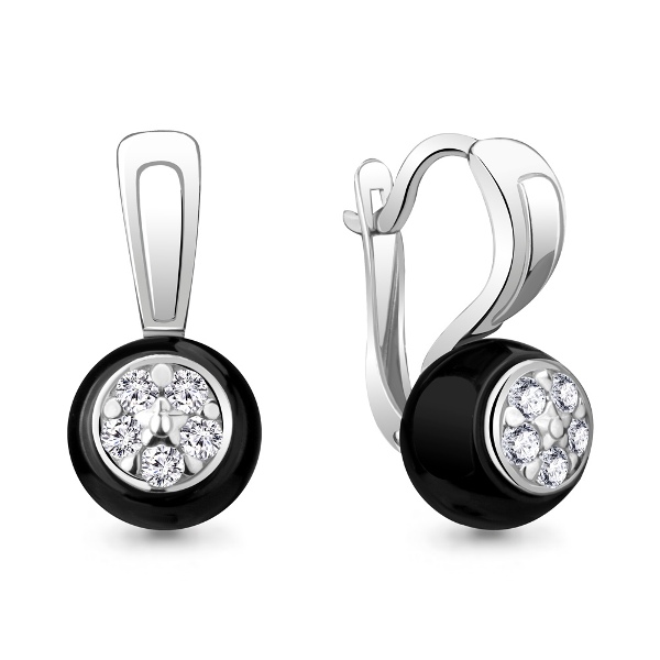 Серьги из серебра 48042А