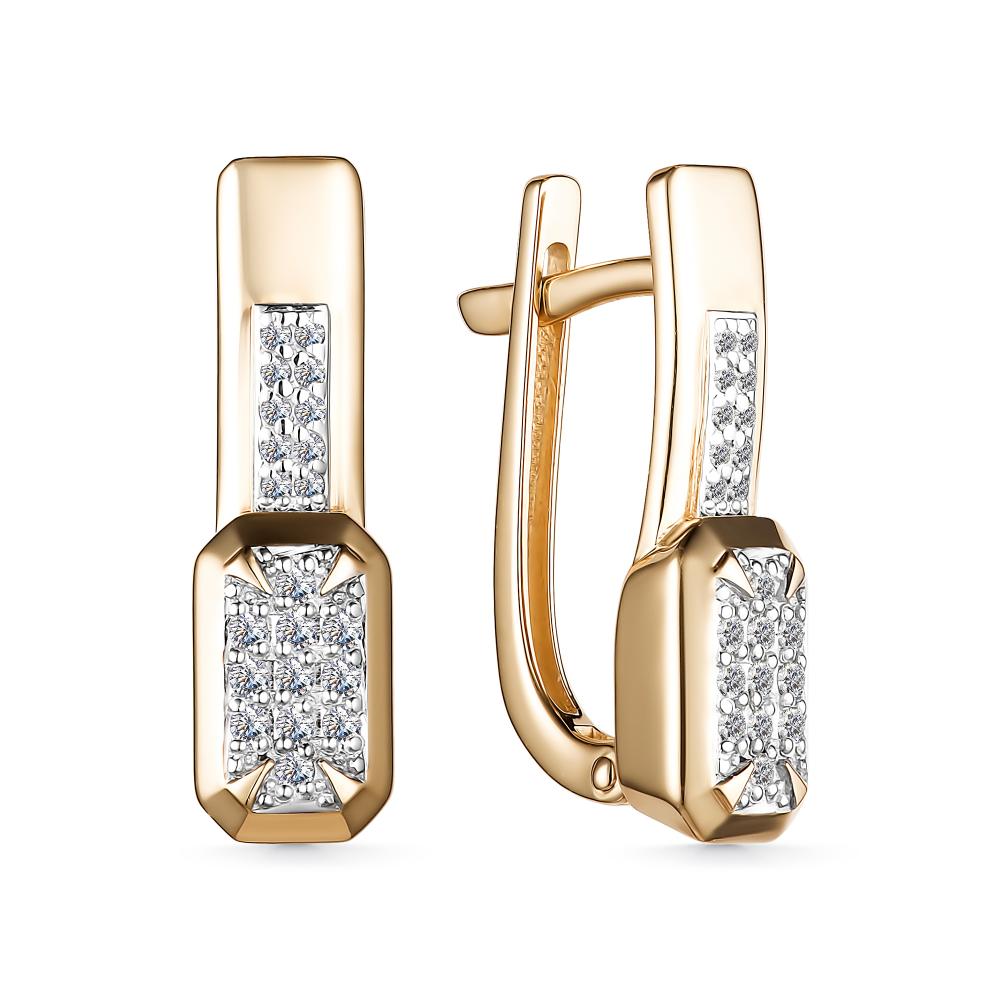 Серьги из золота 25743-100