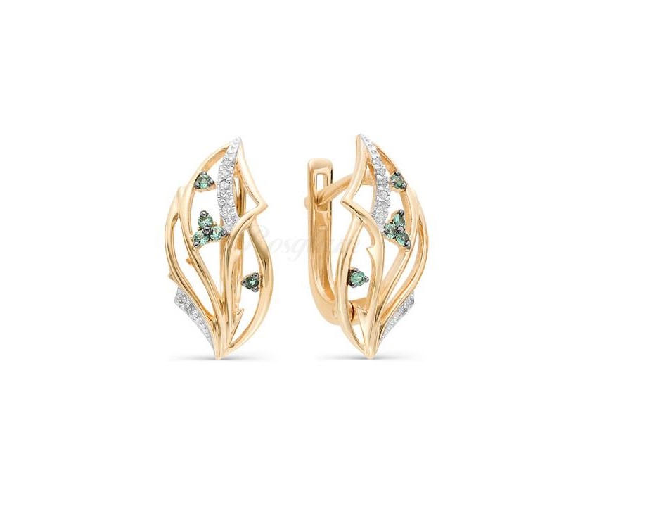 Серьги из золота 22352-101