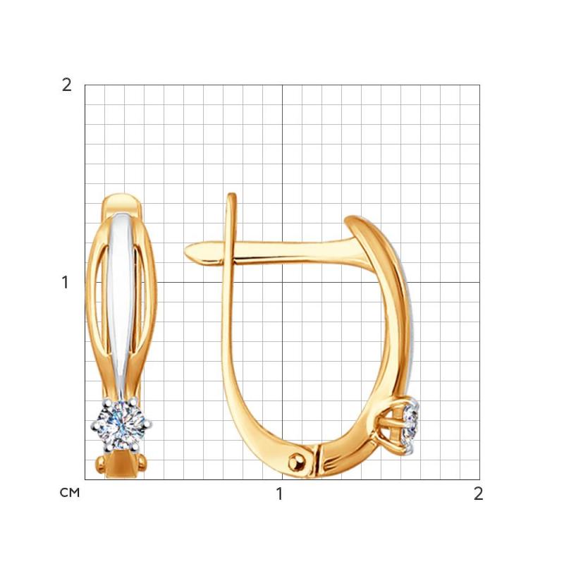 Серьги из золота 1020893