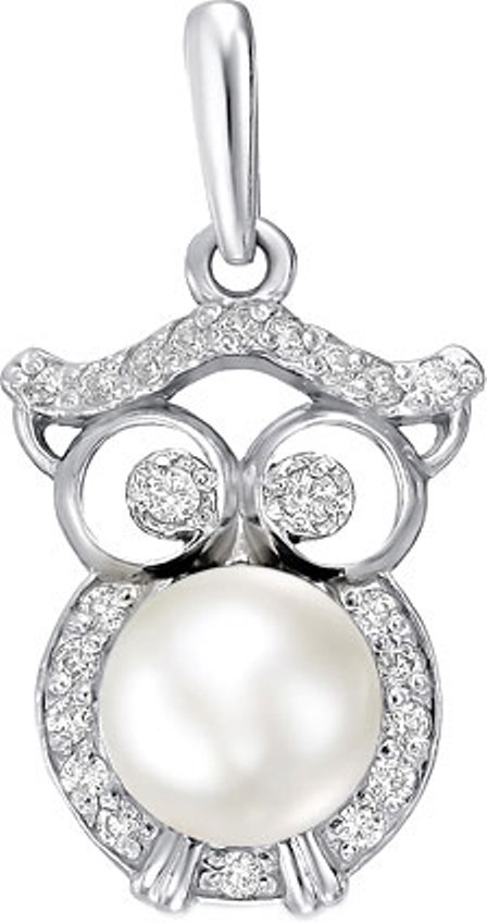 Подвеска из родированого серебра 925 пробы 29086S1