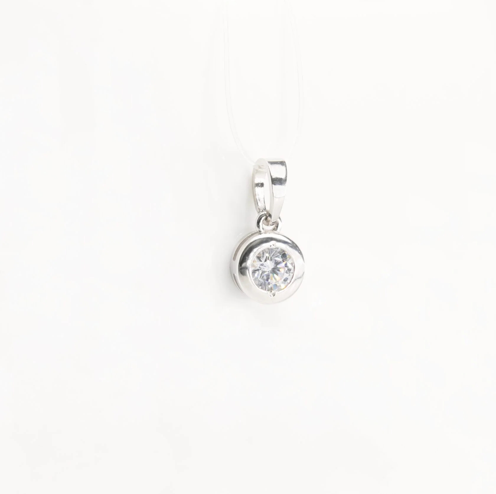 Подвеска из родированого серебра 925 пробы с5.02.01.00