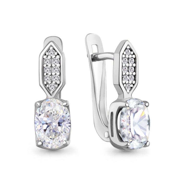 Серьги из серебра 400887А