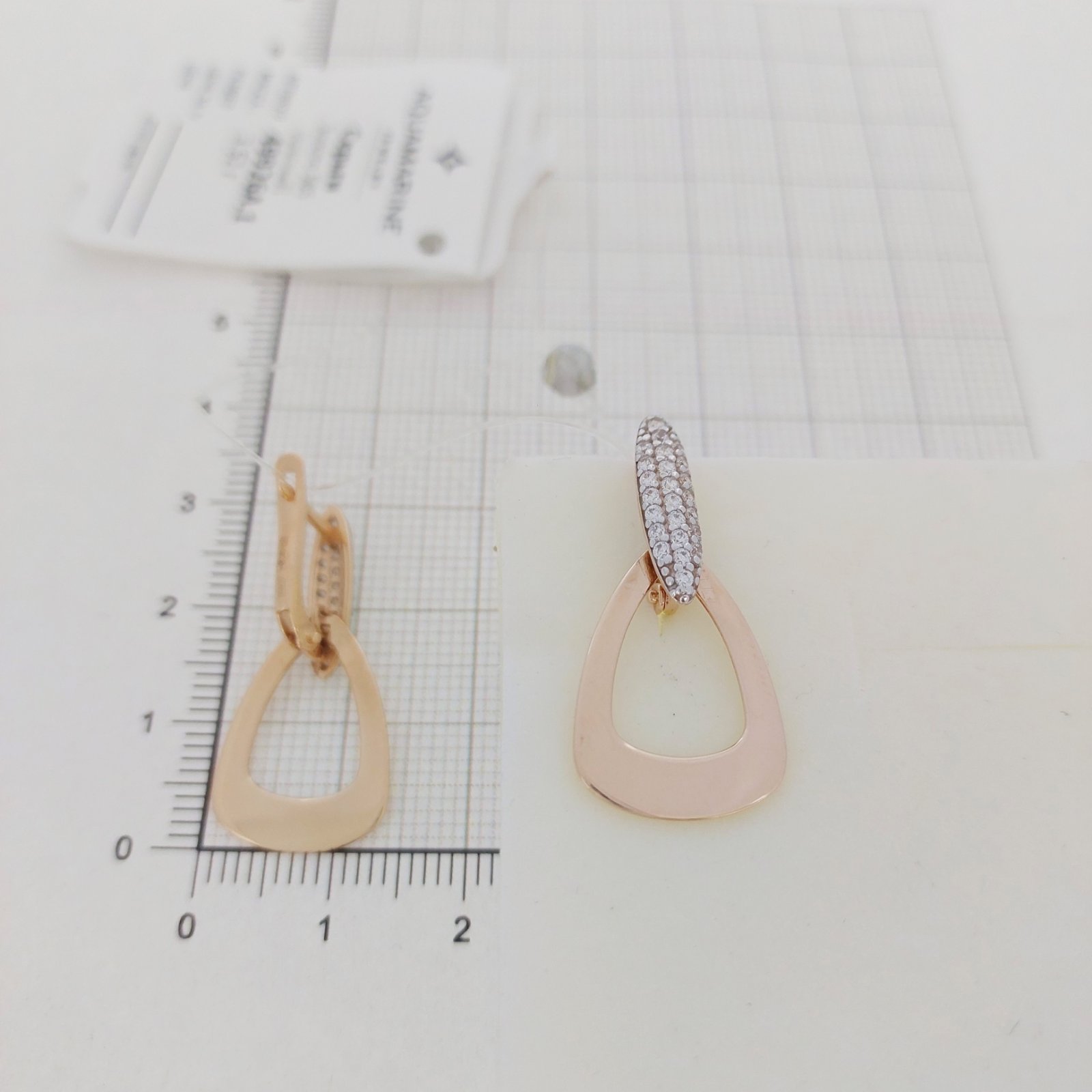 Серьги из серебра 49926А