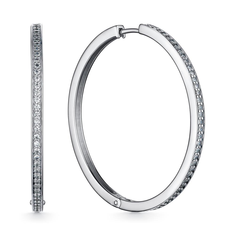 Серьги из серебра 02-2288/00КЦ-00