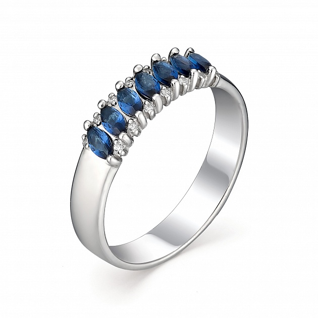Кольцо из серебра 01-0271/0ГТС-00