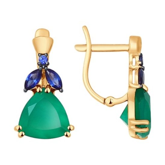 Серьги из золота 724280