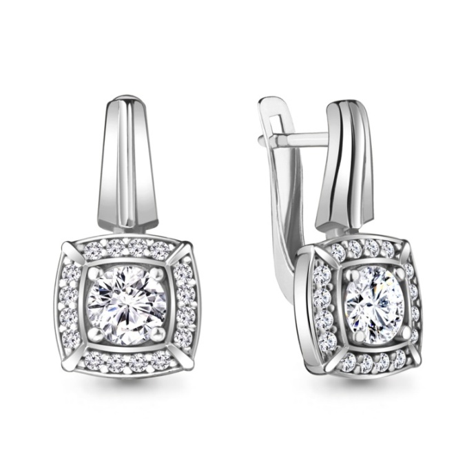 Серьги из серебра 48356А