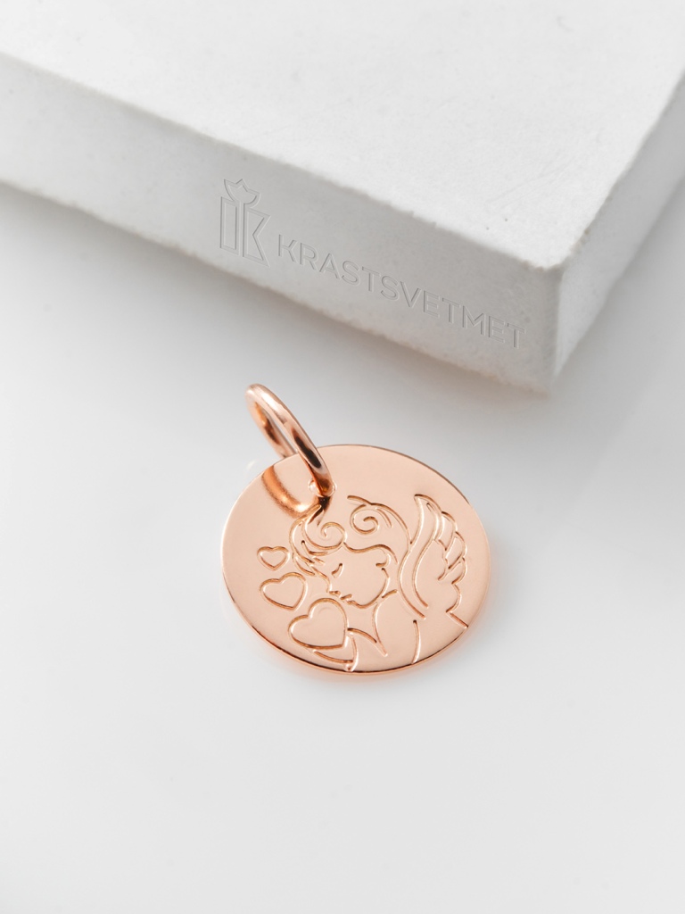 Подвеска из красного золота 585 пробы НП12-1512