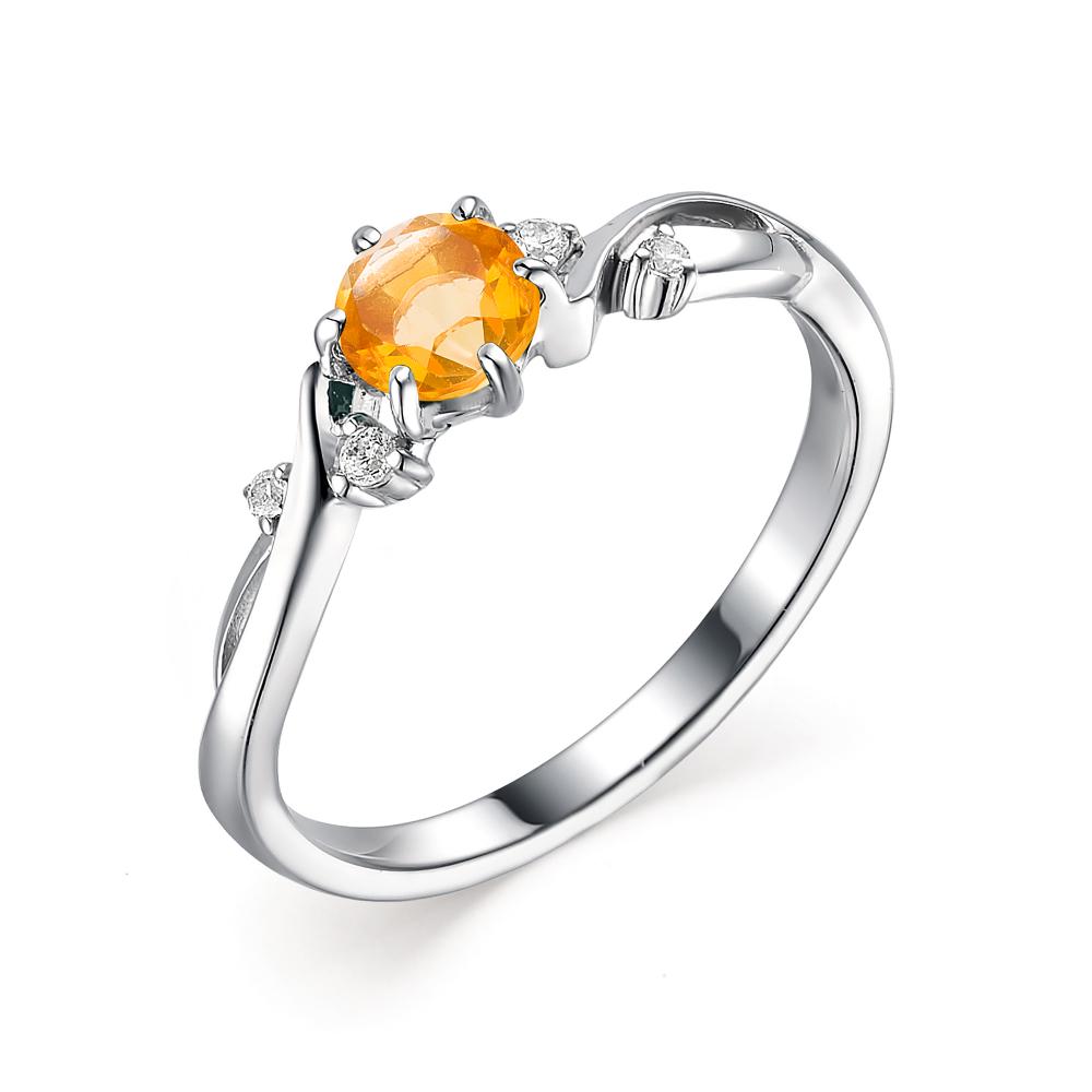Кольцо из серебра 01-1851/00ЦТ-00