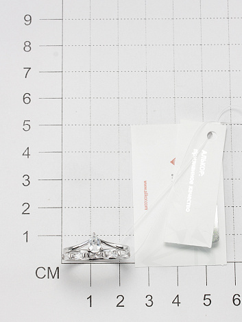 Кольцо из серебра 01-3378/00ГХ-00