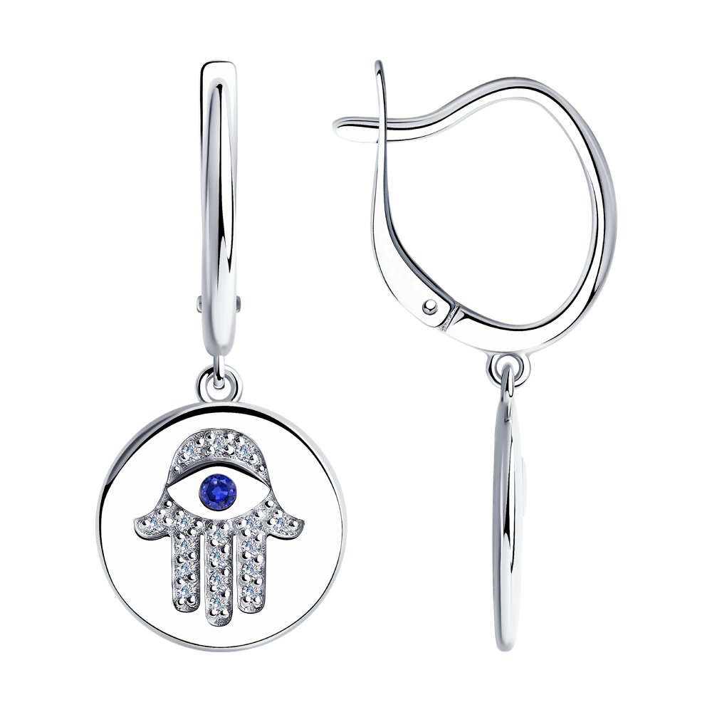 Серьги из серебра 94024421