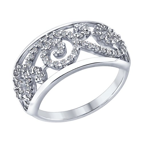 Кольцо из серебра 94012304