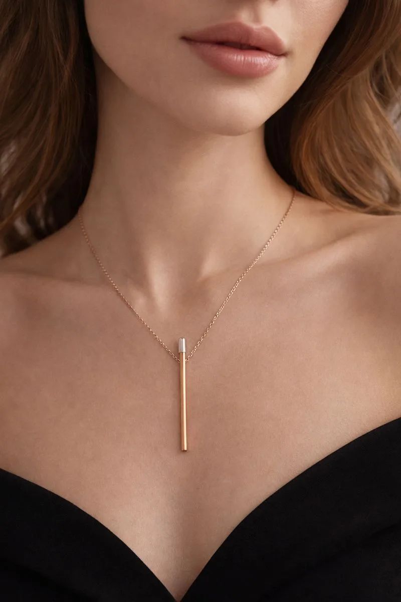 Колье из золота 585 пробы 1407-414765-2