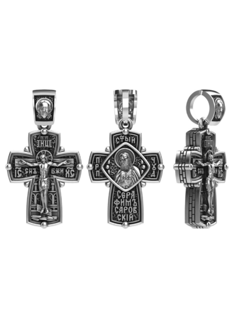 Крест из серебра ПК-014м