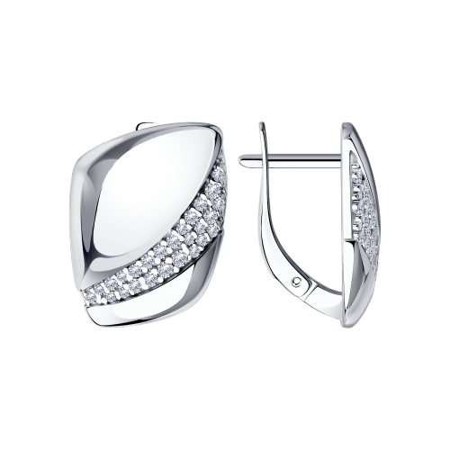 Серьги из серебра 94-120-00676-1