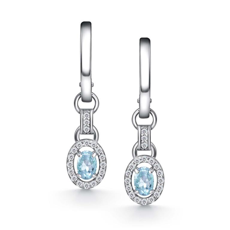 Серьги из серебра 02-4356/00ТБ-00