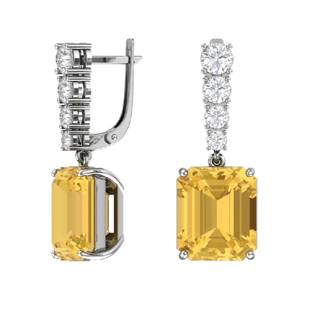 Серьги из серебра 2100948-03445