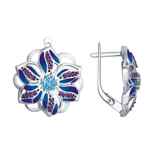 Серьги из серебра 94022436