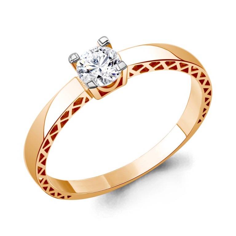 Кольцо из красного золота 585 пробы 600251