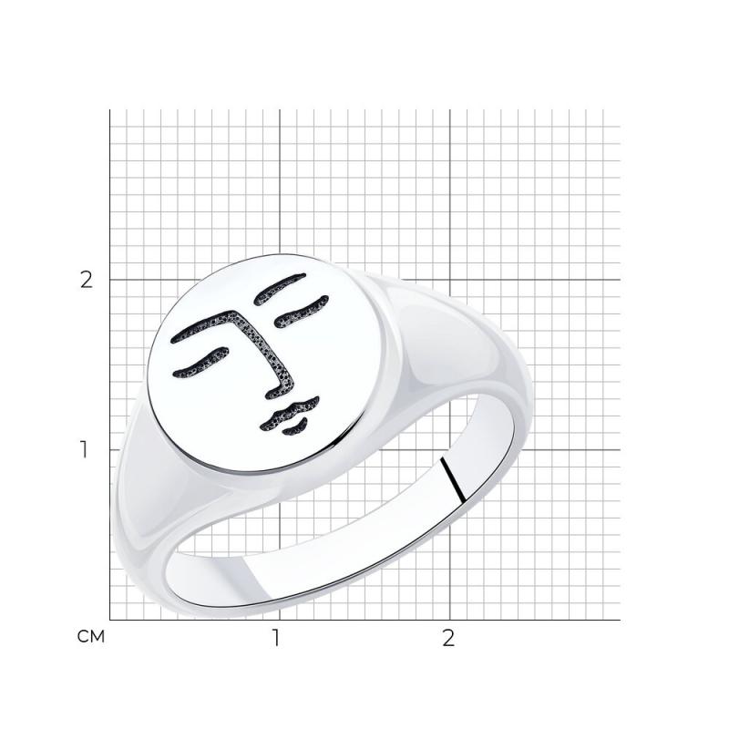 Кольцо из серебра 95010139