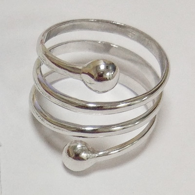 Кольцо из родированого серебра 925 пробы 440280