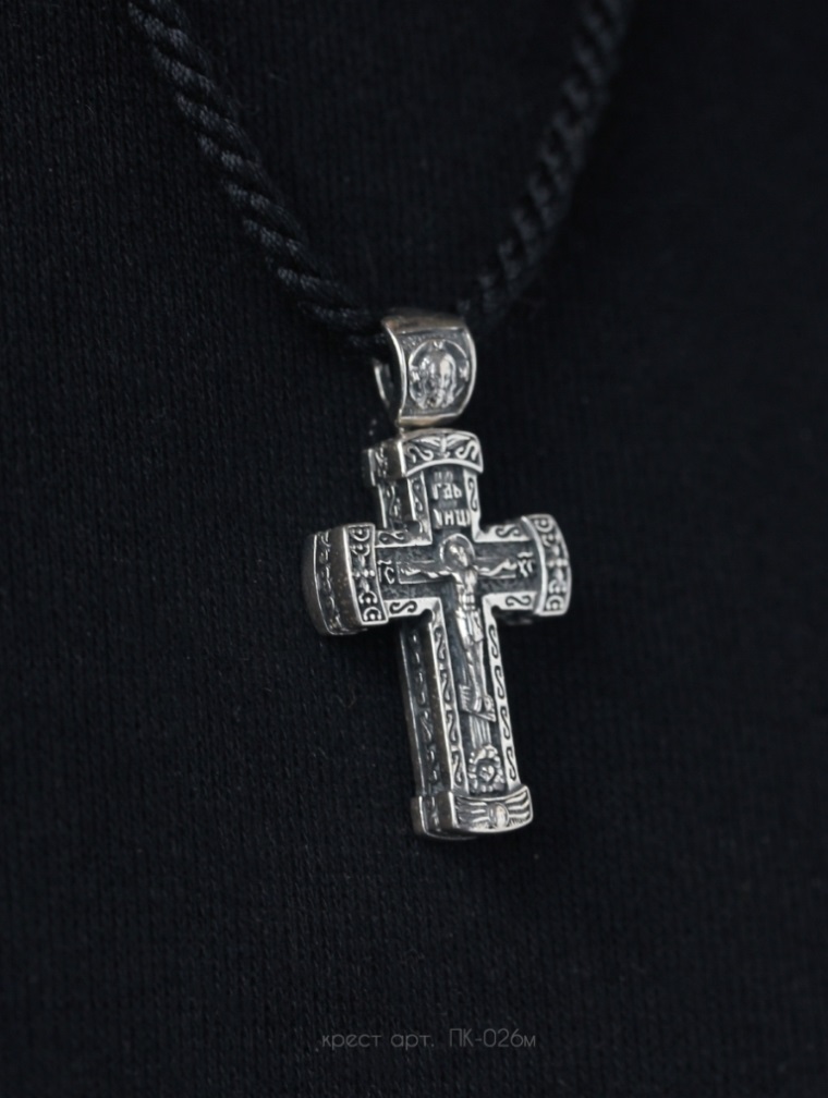 Крест из серебра ПК-026м