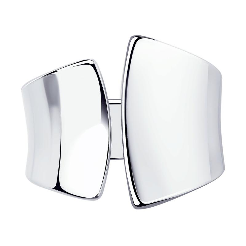 Кольцо из родированого серебра 925 пробы 94013196