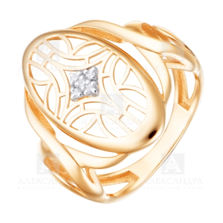 Кольцо из золота кл4376-01