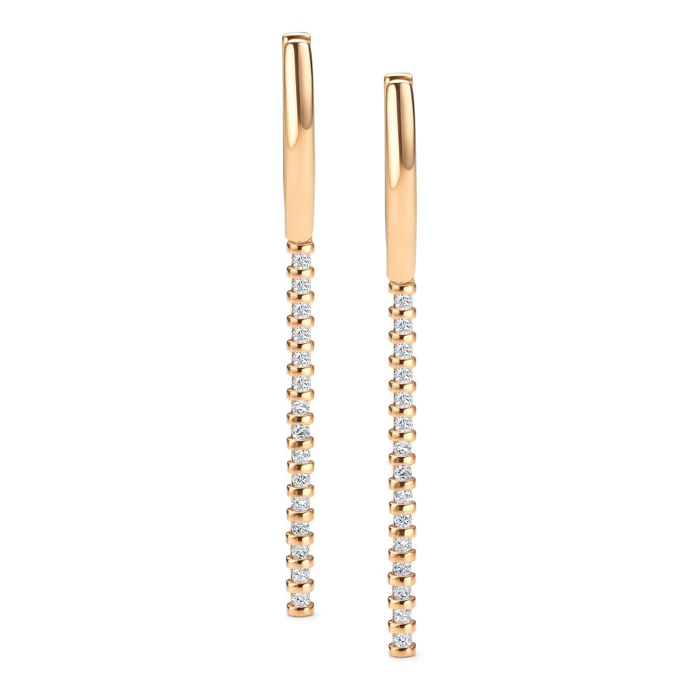 Серьги из золота 26134-100
