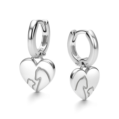 Серьги из серебра 02-4300/0000-00