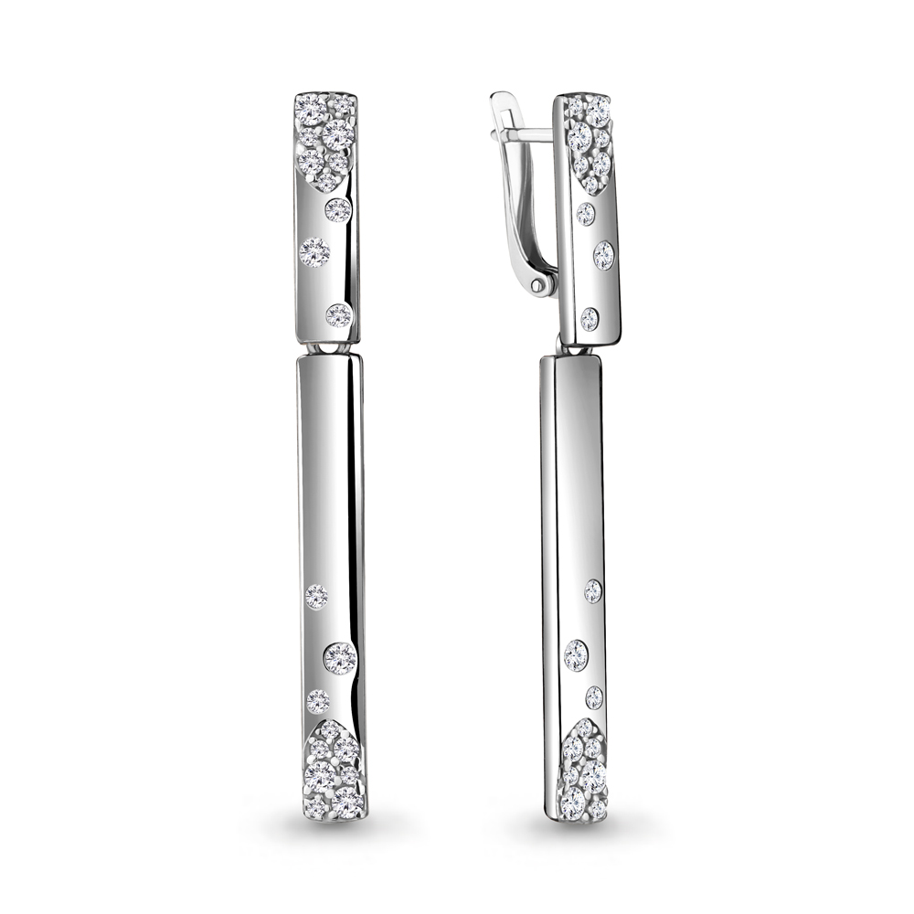 Серьги из серебра 48491А