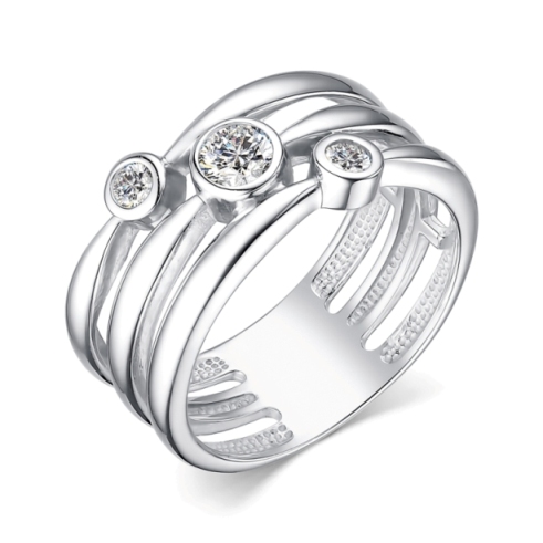Кольцо из серебра 01-4031/00КЦ-00