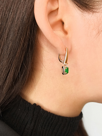 Серьги из золота 24724-101